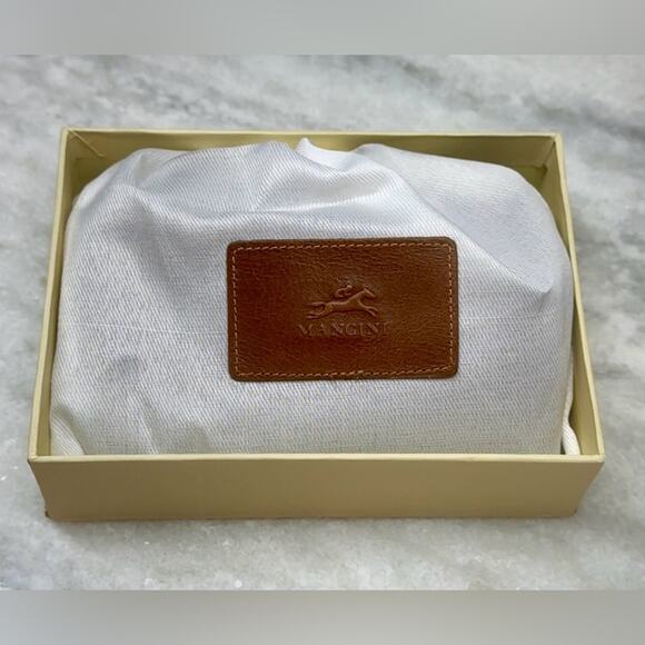 Mancini South Beach RFID Mini Leather Clutch Wallet with Dust Bag Gift - Picture 3 of 8